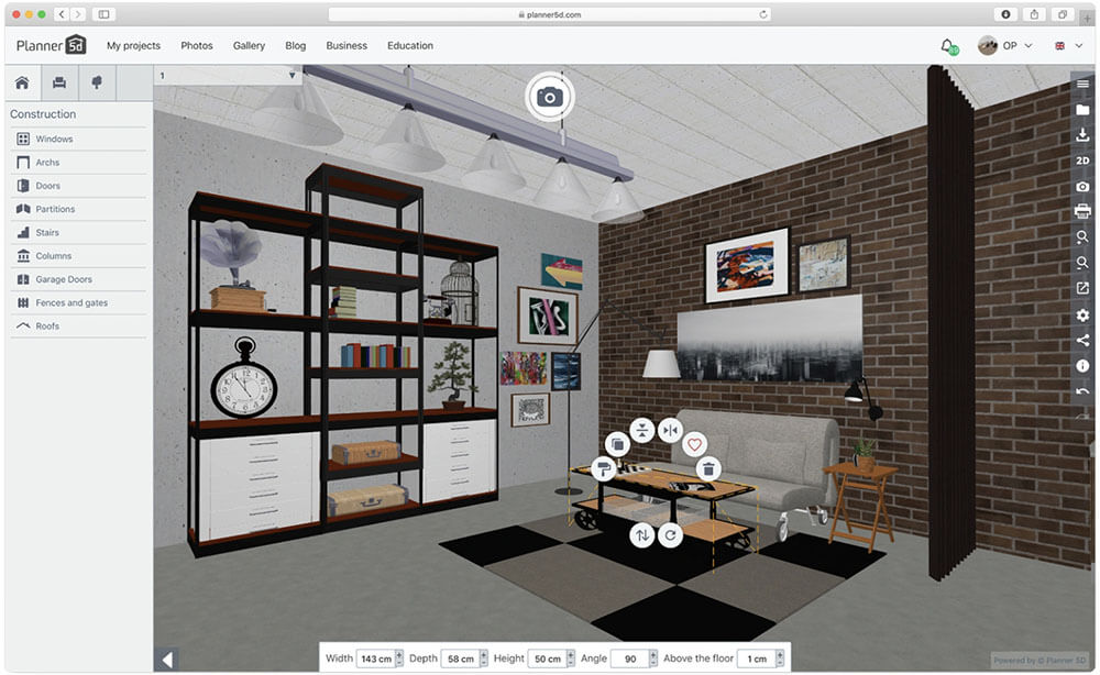 Aplikasi untuk Desain Interior