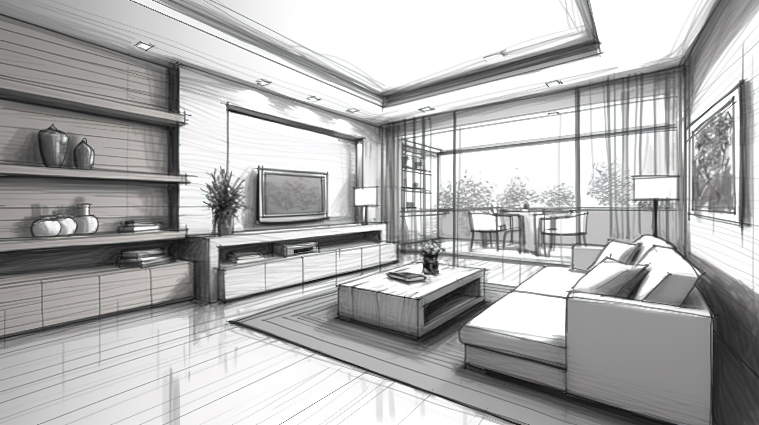 Sketsa Desain Interior