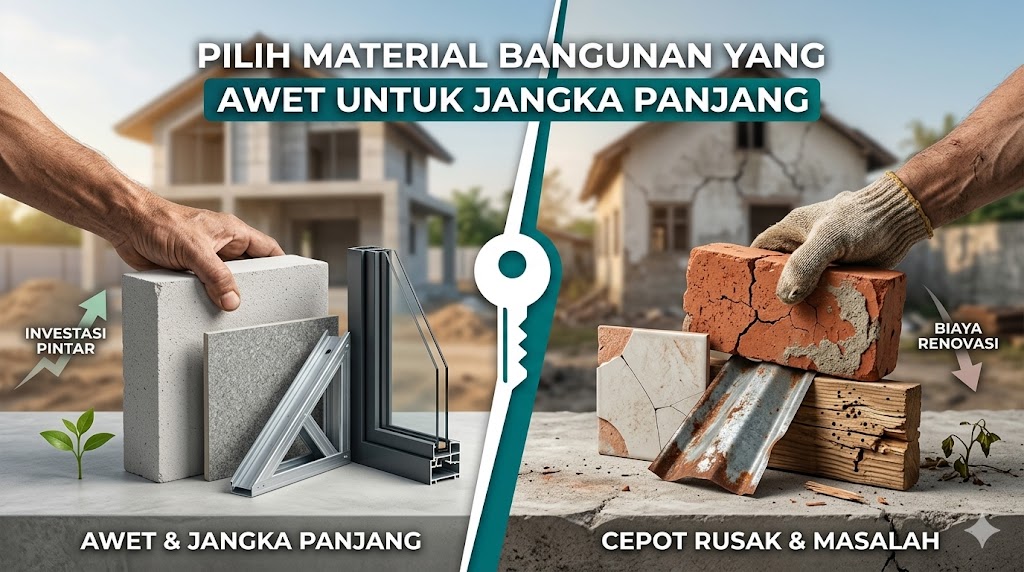 Tips Memilih Material Bangunan yang Awet untuk Jangka Panjang