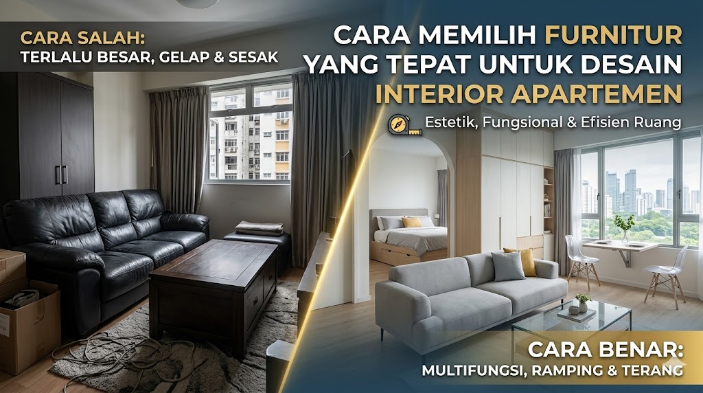 Cara Memilih Furnitur yang Tepat untuk Desain Interior Apartemen