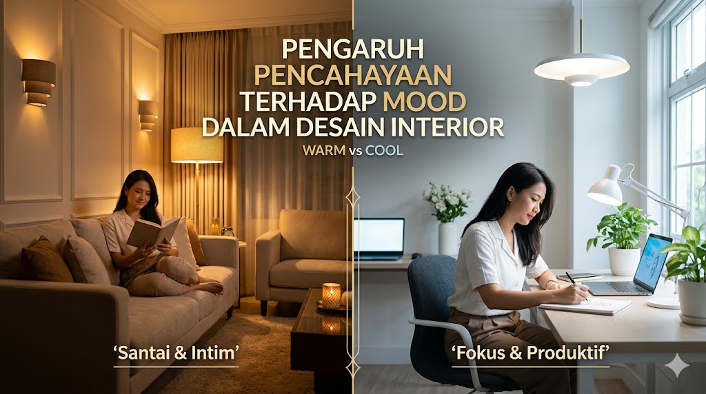 Pengaruh pencahayaan terhadap mood dalam desain interior