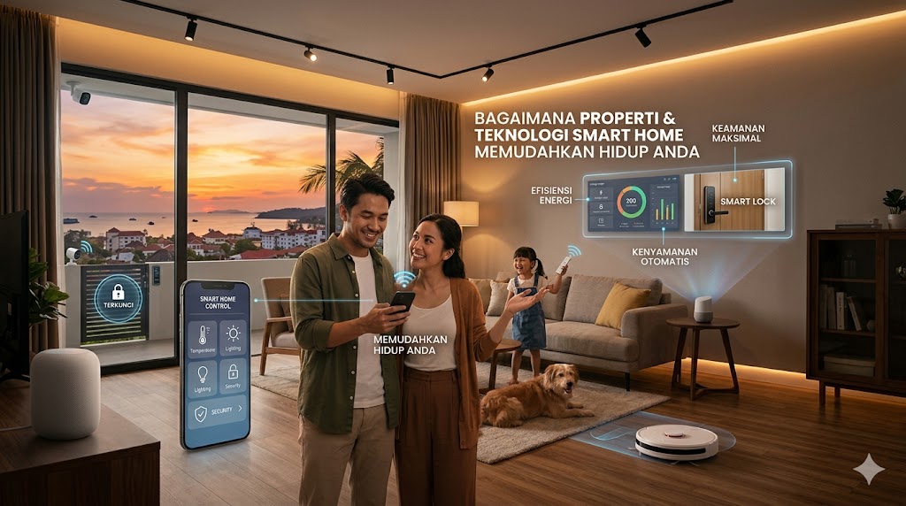 bagaimana properti & teknologi smart home memudahkan hidup Anda