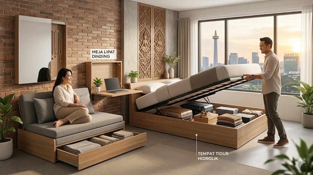 tren perabot multifungsi untuk lifestyle & inspirasi hunian apartemen